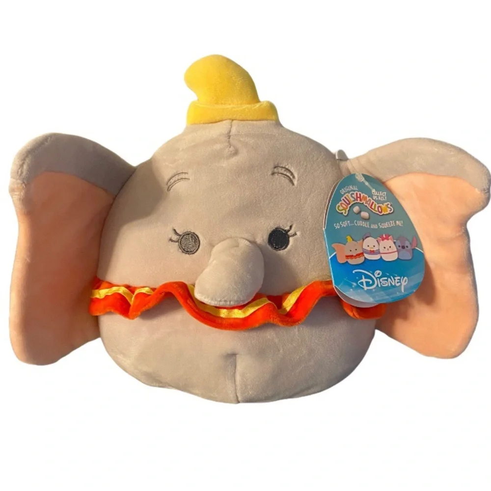 Disney Dumbo 8” Squishmallow Plush Elephant
